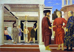 Piero della Francesca The Flagellation, c. 1455 Galleria Nazionale delle Marche, Urbino
